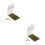 2Pcs Resin Artificial Miniature Grass Tufts for Micro Landscape Decor 5