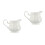 2Pcs White Ceramic Sauce Jug Milk Pitcher for Coffee and Syrup 4