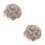 2Pièces Perruque Fluffy Clair Cosplay Costume Adulte 9