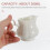 2Pcs White Ceramic Sauce Jug Milk Pitcher for Coffee and Syrup 9