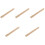 5Pcs Wood Handle Replacement for Hammer Comfortable Grip Multi-Color 3