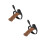 2Pcs Multi-Color Cork Walking Stick Handles Wrist Strap 6