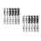 24Pièces Range-Câbles Adhésif Tpr Compact Pour Appareils De Cuisine 6