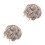 2Pièces Perruque Fluffy Clair Cosplay Costume Adulte 5