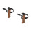 2Pcs Multi-Color Cork Walking Stick Handles Wrist Strap 8