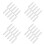 40Pcs White Polyester Replacement Marker Nibs Fine Tip for Paint Pens 9