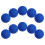 50Pcs Blue Sponge Balls Soft Round Performance Accessories for Parties 3