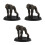 3Pcs Realistic Plastic Prehistoric Man Figures Educational Science Toy 8