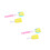 4Pcs Sponge Cleaning Brush for Baby Bottles Pink Replacement 8