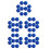 50Pcs Blue Sponge Balls Soft Round Performance Accessories for Parties 7