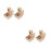 4Sets Beige Keepsake Doos Babyhaar En Navelstreng Bewaring 3