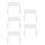5Pcs White Iron Board Holder Wall Mount Laundry Room Storage 4