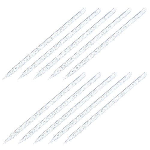 500Pcs Portable Blue Plastic Nail Dotting Stick Reusable Cuticle Tools 2