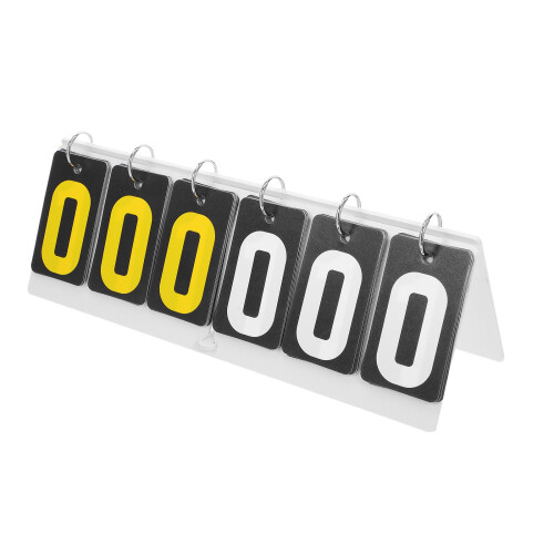 3Pcs Portable Tabletop Scoreboard with Easy Flip Mechanism