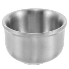 3Pcs Heavy Duty Grey Stainless Steel Shaving Soap Holder and Bowl