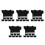 40Pcs Soft Black Doll Clothes Bear Shirt Compact Costume Set 6