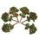 30Pcs Red Miniature Faux Trees for Sand Table and Architectural Models 3