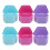 30Pcs Durable Plastic Retainer Travel Case Assorted Colors Leakproof 3
