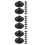 45Pcs Children's Archery Rubber Arrow Tips Black Suction Cups 6