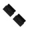 2Pcs Acrylic Letter Holder Mail Organizer for Desktop Black Material 6