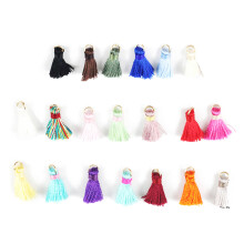 60Pcs Colorful Tassel Charms for DIY Earrings Necklace Bracelet Making