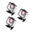 3Pcs Portable Acrylic Camera Case Waterproof with Dual Mounts 4