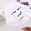 6Pcs Fan Shape Facial Mask Applicator Brushes with Long Handle White 6