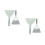 2Sets Household Mini Cleaning Broom and Dustpan Green Plastic Set 6