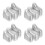 360Pcs Space-Saving Transparent Plastic Baby Booties Shoe Rack Support 10
