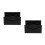 2Pcs Acrylic Letter Holder Mail Organizer for Desktop Black Material 7