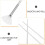 6Pcs Fan Shape Facial Mask Applicator Brushes with Long Handle White 8