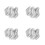 360Pcs Space-Saving Transparent Plastic Baby Booties Shoe Rack Support 4