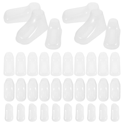 360Pcs Space-Saving Transparent Plastic Baby Booties Shoe Rack Support 2