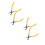 4Pcs Durable Yellow Animal Ear Tag Applicator Tool for Farm Tagging 7
