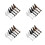 12Pairs Black Adjustable Shoe Tree Shoe Stretcher for Men 9