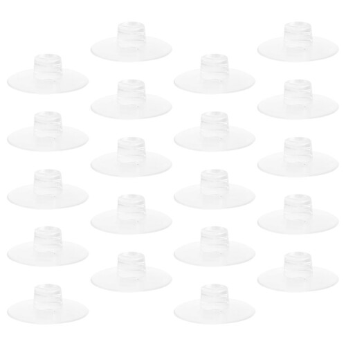 100Pcs Flat Top Suction Cup Cable Clips Durable Silicone Cord Keeper 2
