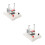 2Pcs School Lab Physics Teaching Equipment for Basic Circuit Discovery 5