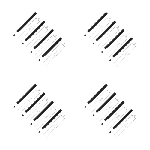 16Pcs Ic Components Grabber Tools Two-Claw Stainless Steel Repair Kit 2