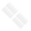 100Pcs Blank Keychain Labels Plastic Key Rings for Travel 6