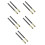 10Pcs Bamboo Metal Pencil Extender Holders for Home Office Use 8