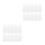 100Pcs Blank Keychain Labels Plastic Key Rings for Travel 4