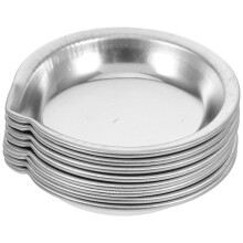 32Pcs Artist Color Mixer Palettes Stainless Steel Small Round Silver