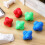 18Pcs Rubber Reaction Training Balls Hexagonal Shape for Speed Agility 9
