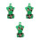3Sets Doll Bikini Set with Accessories Soft Fabric for Kids' Play 7