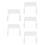 5Pcs White Iron Board Holder Wall Mount Laundry Room Storage 9