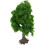 3Pcs Green Mini Plastic Trees for Model Train Layouts and Dioramas 1