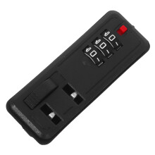5Pcs High-Security Black Combination Locks for Luggage and Tool Boxes