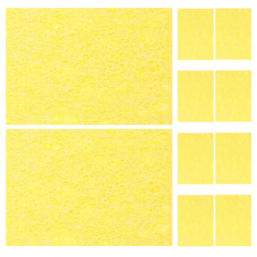 30Pcs Yellow Sponge Pad for Soldering Iron Tip Cleaner High Absorbency 1