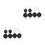 8Pcs Compact Pulley Teaching Aid Plastic Iron for Student Experiments 5