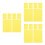 30Pcs Yellow Sponge Pad for Soldering Iron Tip Cleaner High Absorbency 7